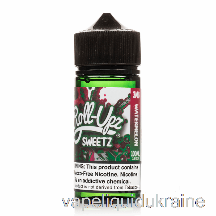 Vape Liquid Ukraine Watermelon Punch - Juice Roll-Upz - 100mL 0mg